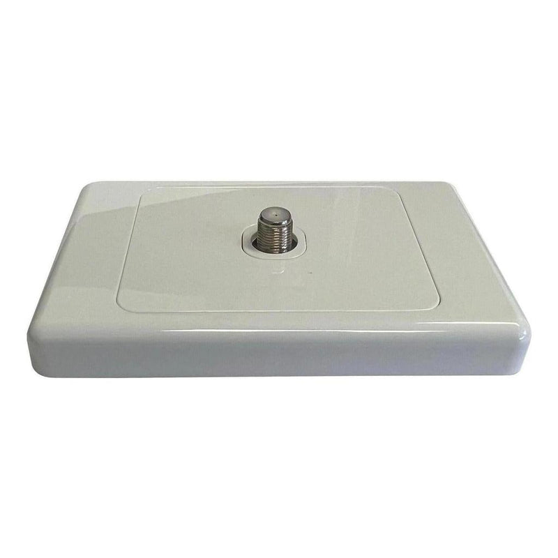 Load image into Gallery viewer, Iluma Wall Plate Single TV Antenna F Type Socket Outlet White
