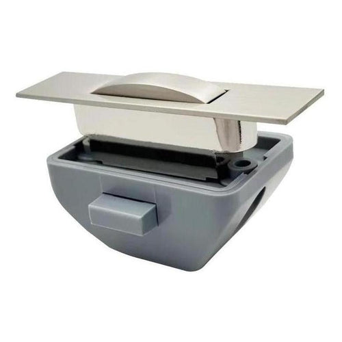 Karina Push Lock Cabinet Handle Brushed Nickel