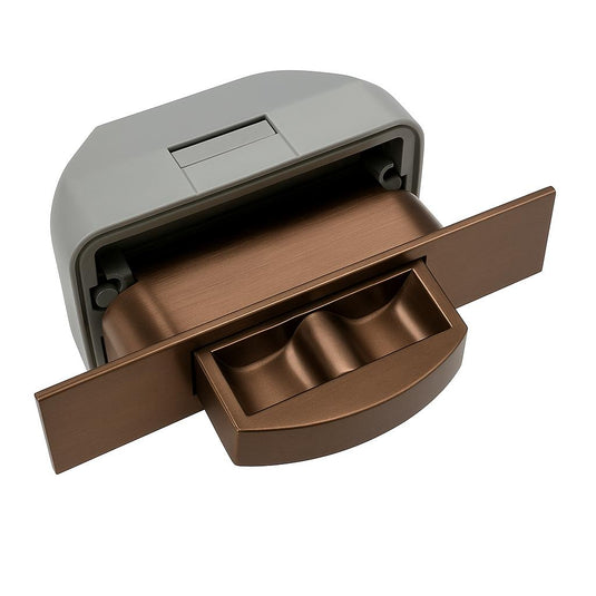 Karina Push Lock Cabinet Handle Dusk Bronze