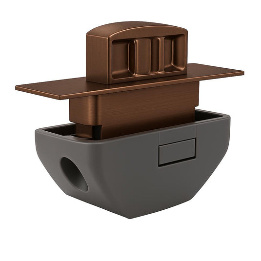 Karina Push Lock Cabinet Handle Dusk Bronze