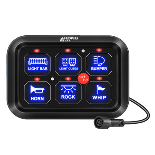 Kong 12V 6 Gang Switch Panel Control System