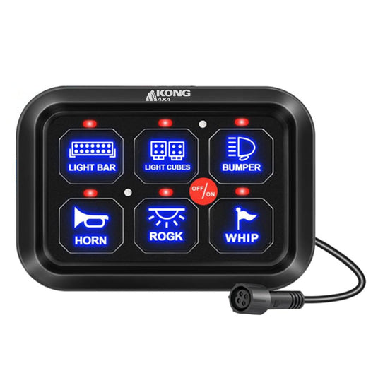 Kong 12V 6 Gang Switch Panel Control System