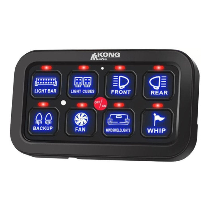 Kong 12V 8 Gang Switch Panel Control System – Caravan and Camping Aus