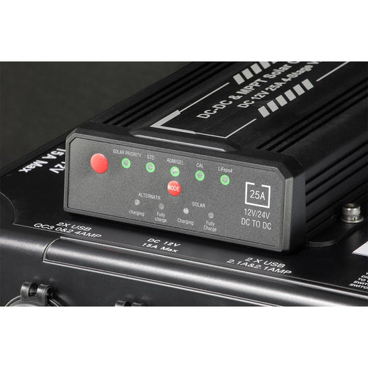 Kong 12V Battery Box Power Station With 25 Amp DC-DC Charger IP66