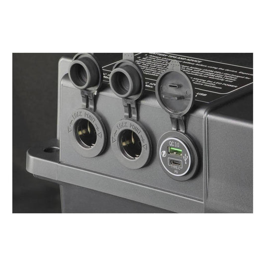 Kong 12V Battery Box Power Station With Power Accessory Sockets