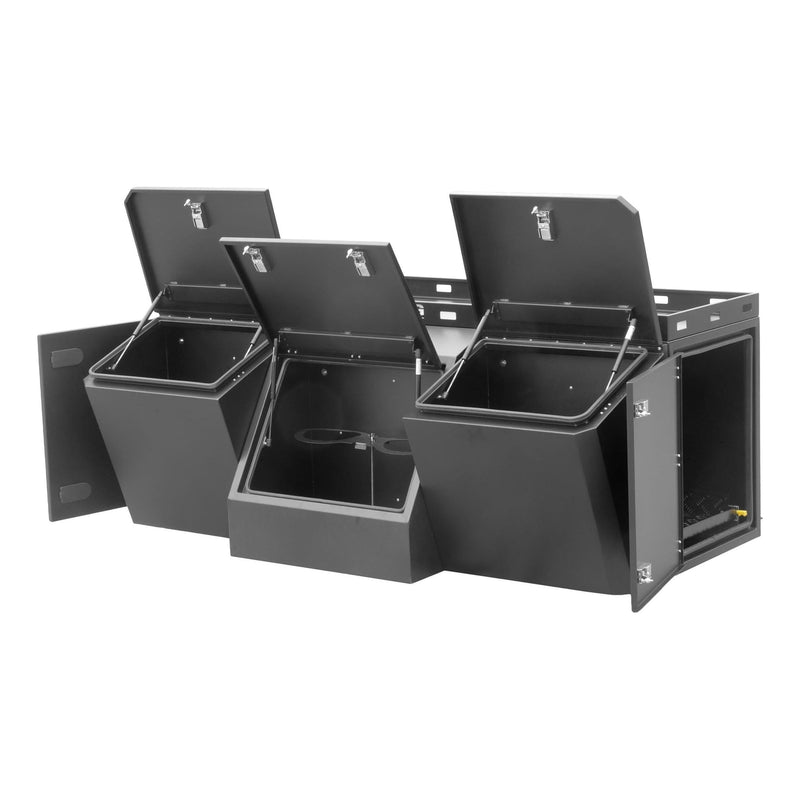 Load image into Gallery viewer, Kong Black Aluminium Beast Tool Box 4 Compartments 2100x1133x755mm
