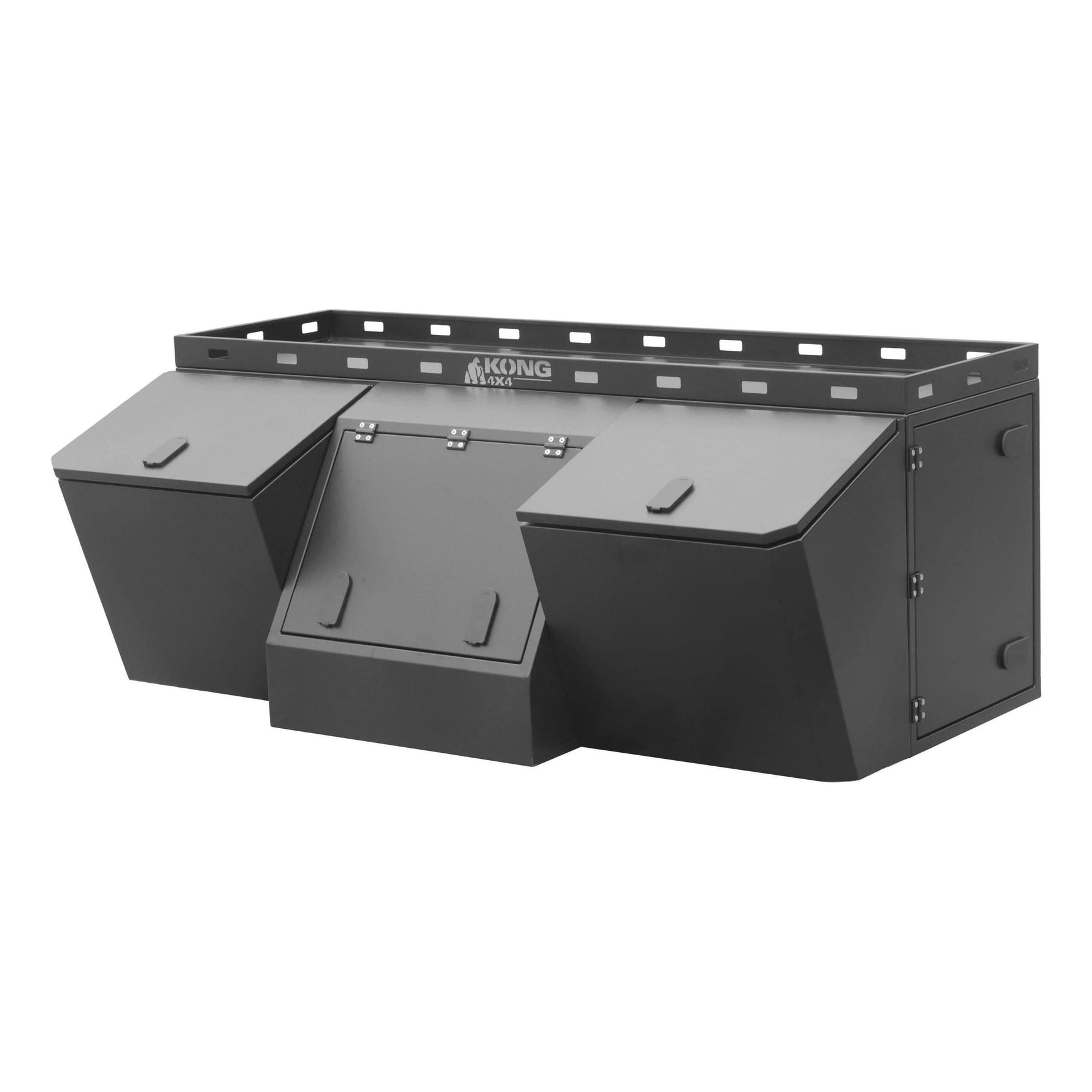 Tools Box 4 Rack Kong Black Aluminium Beast Tool Box 4 Compartments 2100x1133x755mm ...