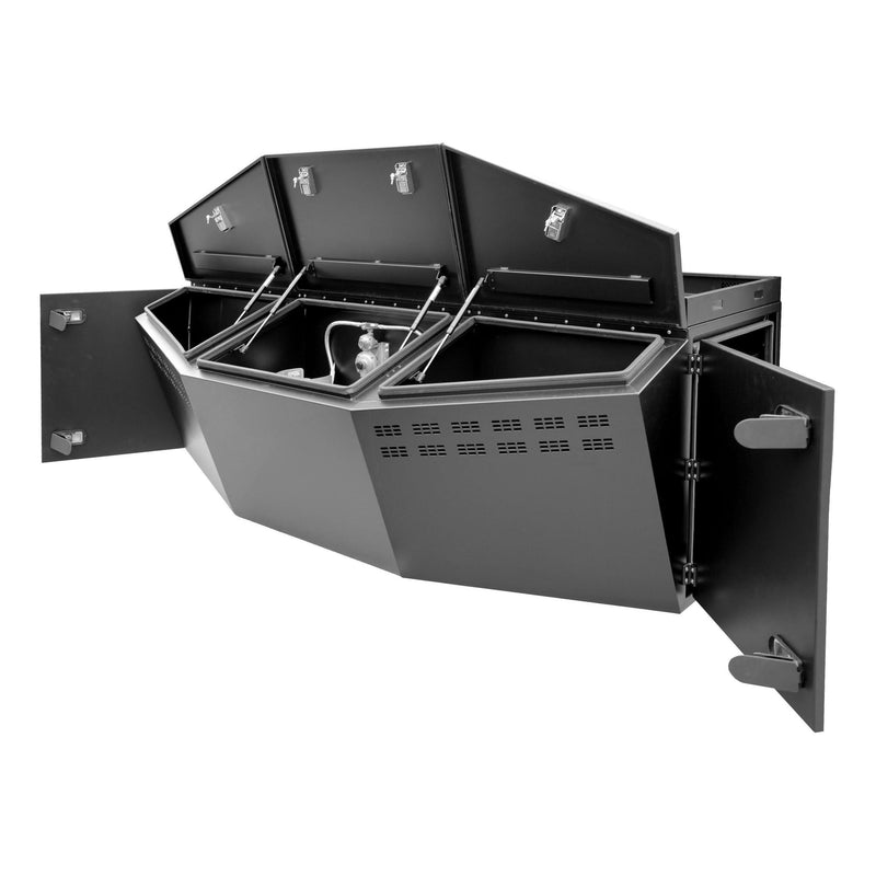 Load image into Gallery viewer, Kong Black Aluminium Monster Tool Box 4 Compartments 2100x1159x830mm
