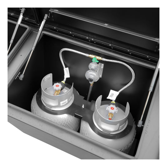 Kong Black Aluminium Monster Tool Box 4 Compartments 2100x1159x830mm