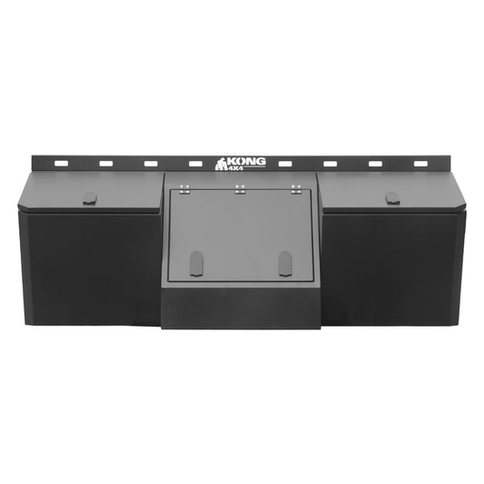 Kong Black Aluminium Tool Box 4 Compartments 2100x1133x755mm