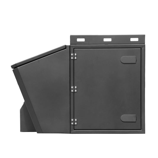 Kong Black Aluminium Tool Box 4 Compartments 2100x1133x755mm