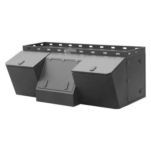 Kong Black Aluminium Tool Box 4 Compartments 2100x1133x755mm