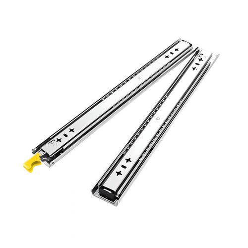 Kong Heavy Duty LH Locking Drawer Slides Stainless Steel 500mm - 120Kgs Pair