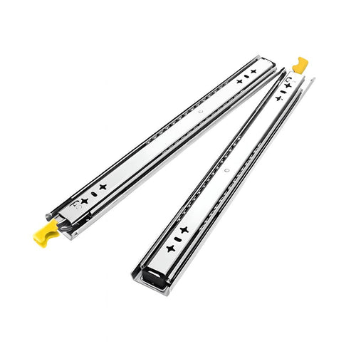 Kong Heavy Duty RH/LH Locking Drawer Slides Stainless Steel 800mm - 120Kgs Pair