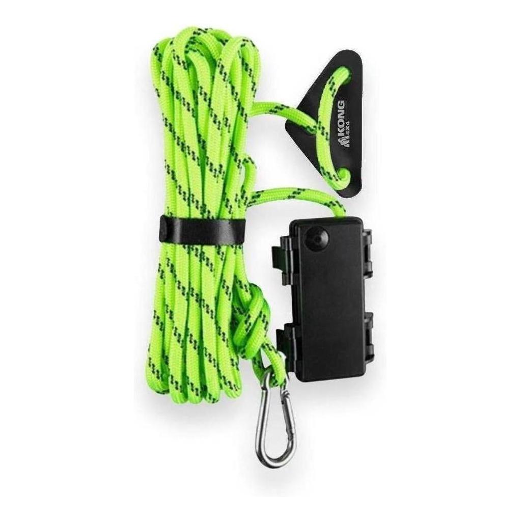 Kong LED Tiedown Rope Battery Powered 6 Meter Length Green – Caravan ...