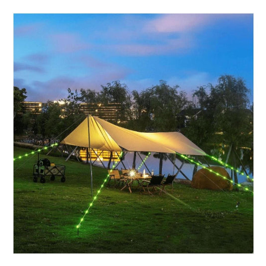 Kong LED Tiedown Rope with USB-C 6 Meter Length Green