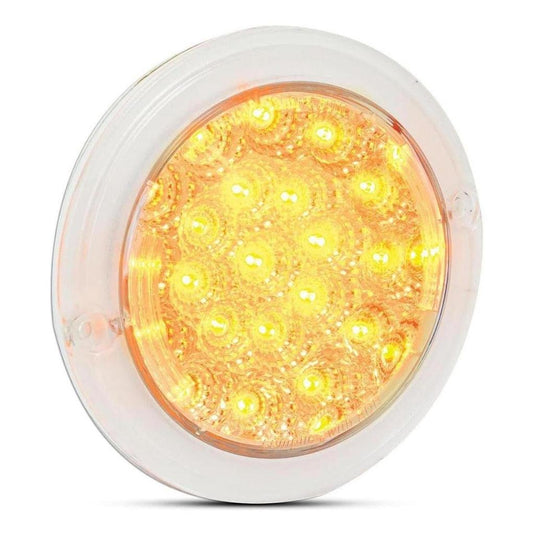 LED Autolamp 102 Series 12V Round Indicator Lamp 130mm Clear Lens