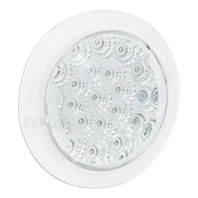 Load image into Gallery viewer, LED Autolamp 102 Series 12V Round Indicator Lamp 130mm Clear Lens

