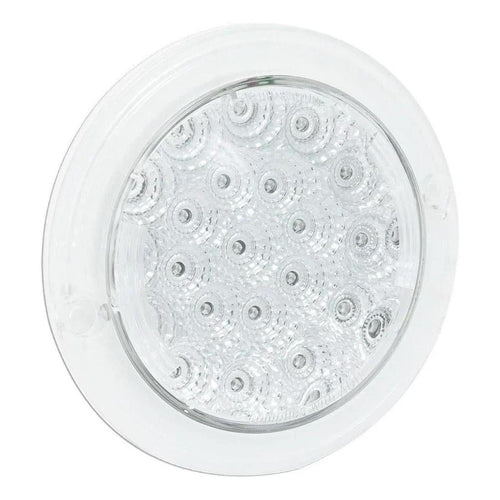 LED Autolamp 102 Series 12V Round Stop/Tail Lamp Clear Lense 130mm