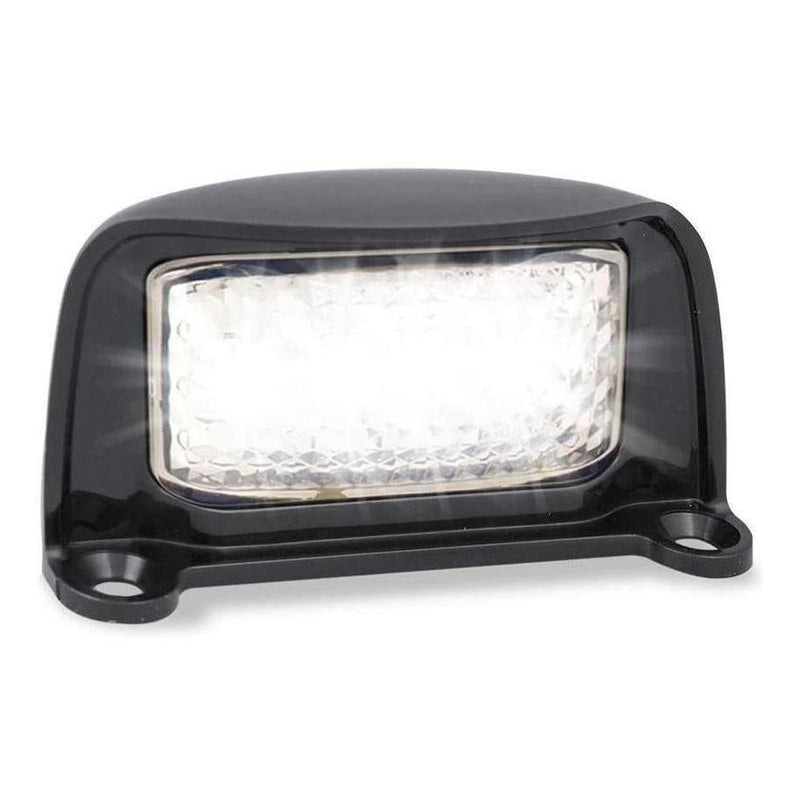 Load image into Gallery viewer, LED Autolamp 12/24V License Plate Lamp Black Bracket 76x42x30mm

