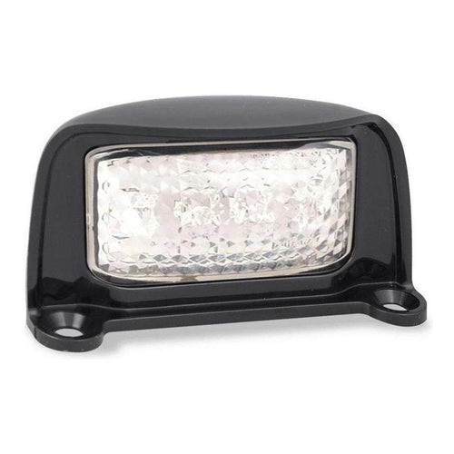 LED Autolamp 12/24V License Plate Lamp Black Bracket 76x42x30mm