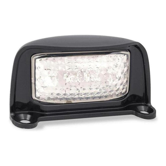 LED Autolamp 12/24V License Plate Lamp Black Bracket 76x42x30mm