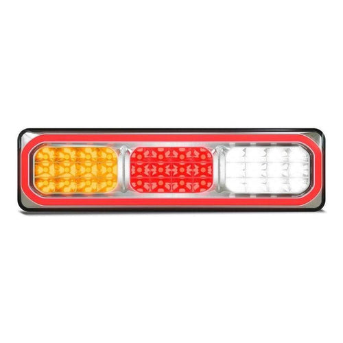 LED Autolamp 12/24V Stop/Tail/Indicator Diffused LED Taillight 387x105x30.5mm Pair