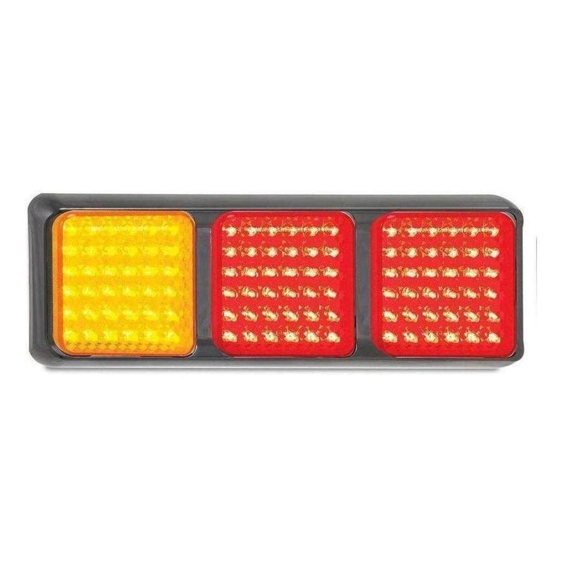Load image into Gallery viewer, LED Autolamp 12V Combination Stop/Tail/Indicator Lamp 278x100x28mm Blister
