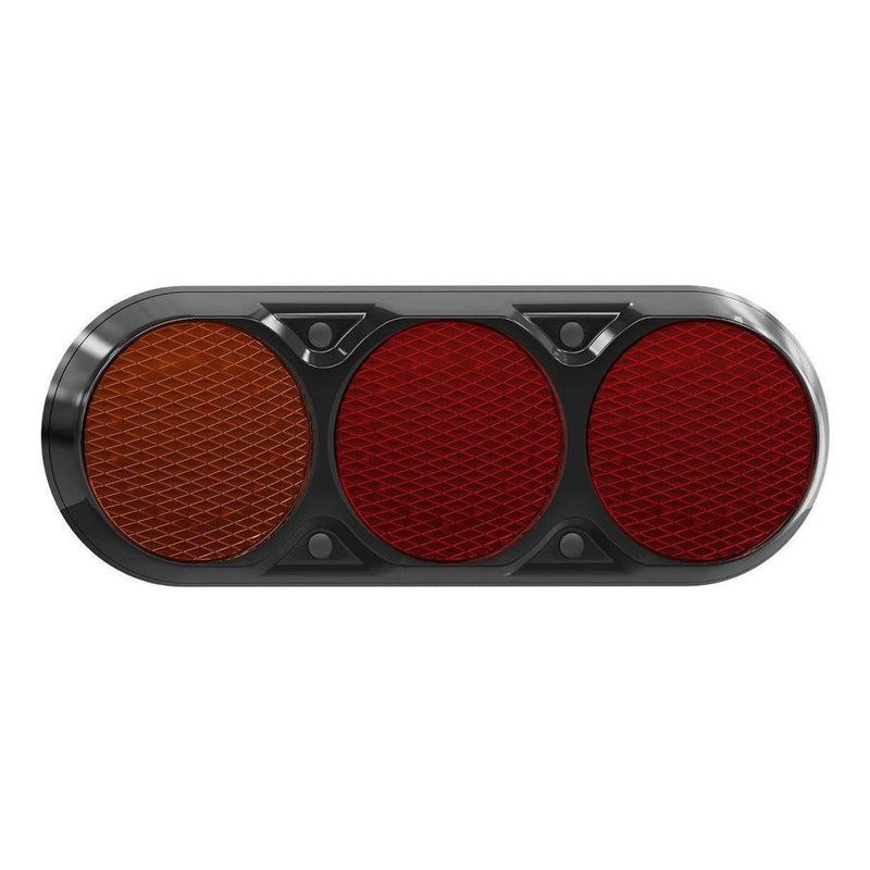 Load image into Gallery viewer, LED Autolamp 12V Combination Stop/Tail/Indicator Taillight Color Lense Black 407x147x35mm
