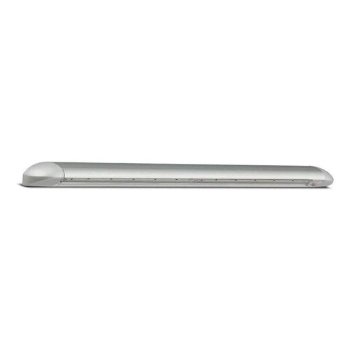 LED Autolamp 12V Dual Function Amber/White Bug Awning Light - Black 443x23x24mm