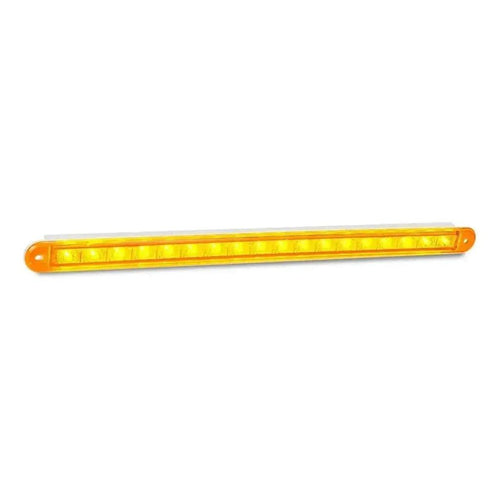 LED Autolamp 12V Indicator Strip Lamp 18 Square LEDs Recessed Mount 382mm