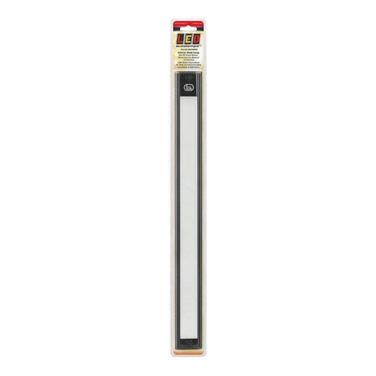LED Autolamp 12V Interior Strip Light with Touch Sensor Switch Black 410x40x11mm