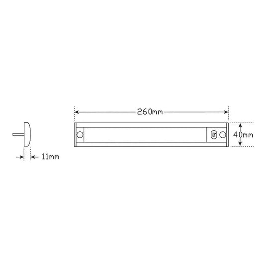 LED Autolamp 12V Interior Strip lamp Touch Sensor Switch With MCU Circuitry
