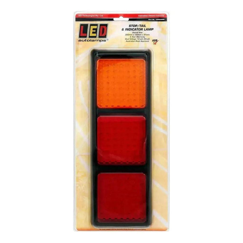 Load image into Gallery viewer, LED Autolamp 12V LED Combination Stop/Tail/Indicator Lamp 350x120x31mm

