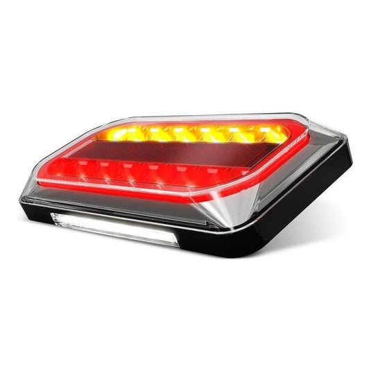 LED Autolamp 12V LH/RH Direction Stop/Tail/Indicator/Reflector Taillight 215x105x30.5mm