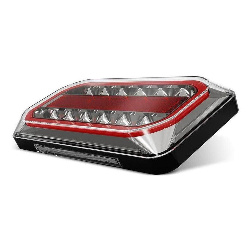 Load image into Gallery viewer, LED Autolamp 12V LH/RH Direction Stop/Tail/Indicator/Reflector Taillight 215x105x30.5mm
