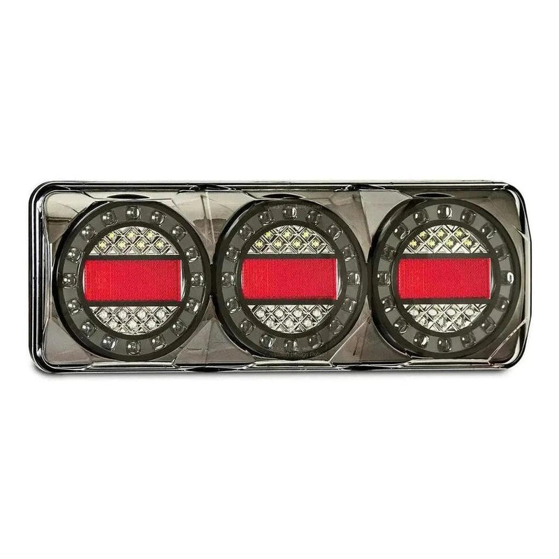 Load image into Gallery viewer, LED Autolamp 12V Maxi Lamp 3XR Combination Stop/Tail/Indicator Reflector Light
