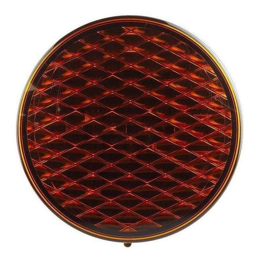 LED Autolamp 12V Round Amber Indicator Taillight 80mm