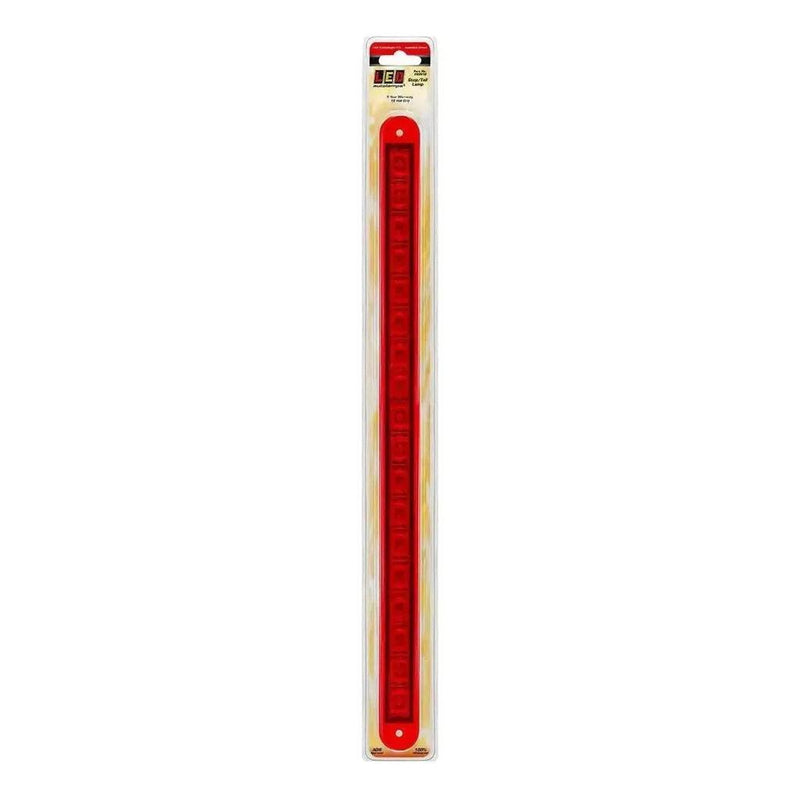 Load image into Gallery viewer, LED Autolamp 12V Stop Stop/Tail Strip Lamp 18 Square LEDs Recessed Mount 382mm
