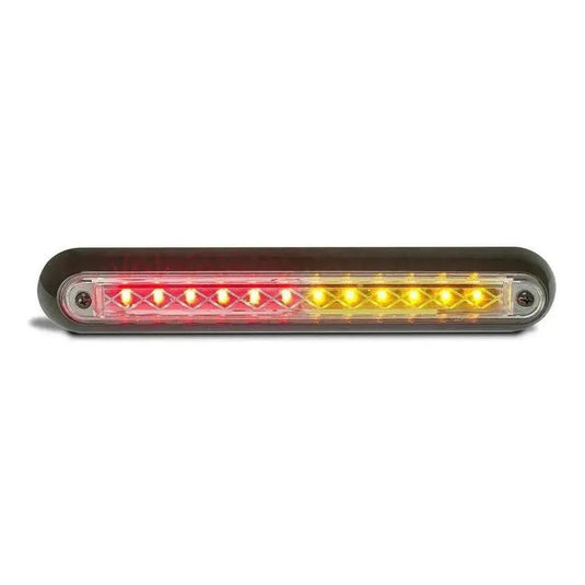LED Autolamp 12V Strip Red Stop/Tail/Indicator Taillight 298x46x17mm