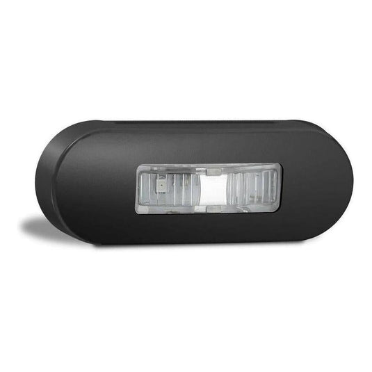 LED Autolamp 12V/24V Amber/Red Side marker Clear Lense & Black Bezel 86x31x16mm Blister