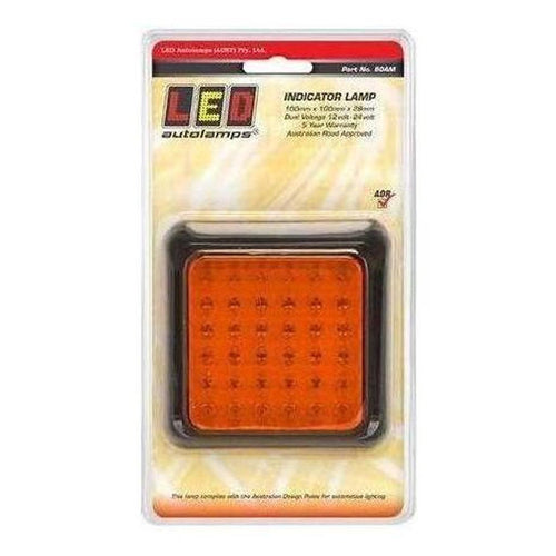 LED Autolamp 12V/24V Indicator Lamp 100x100x28 Blister