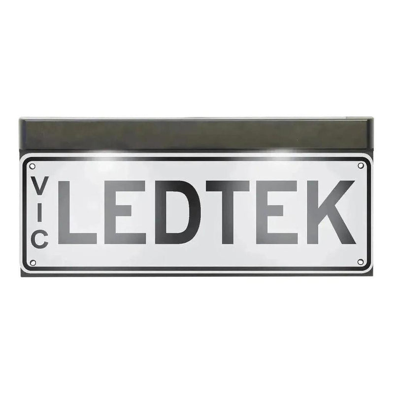 Load image into Gallery viewer, LED Autolamp 12V/24V Licence Plate Frame with 6 LED Lights
