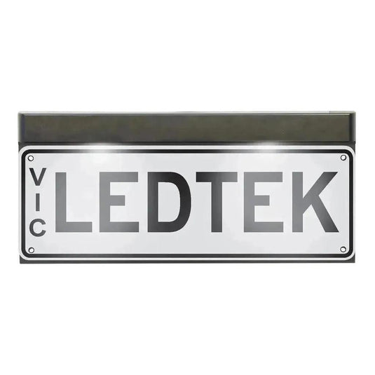 LED Autolamp 12V/24V Licence Plate Frame with 6 LED Lights