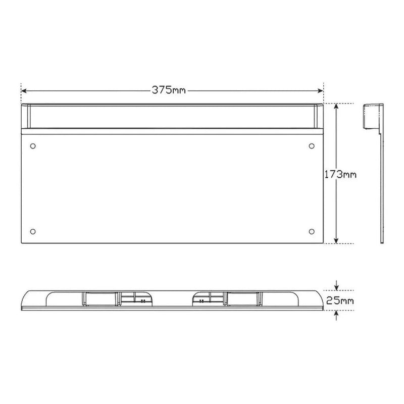 Load image into Gallery viewer, LED Autolamp 12V/24V Licence Plate Frame with 6 LED Lights
