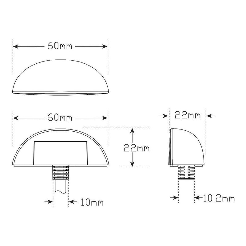 Load image into Gallery viewer, LED Autolamp 12V/24V License Plate Lamp Pack of 2 Blister
