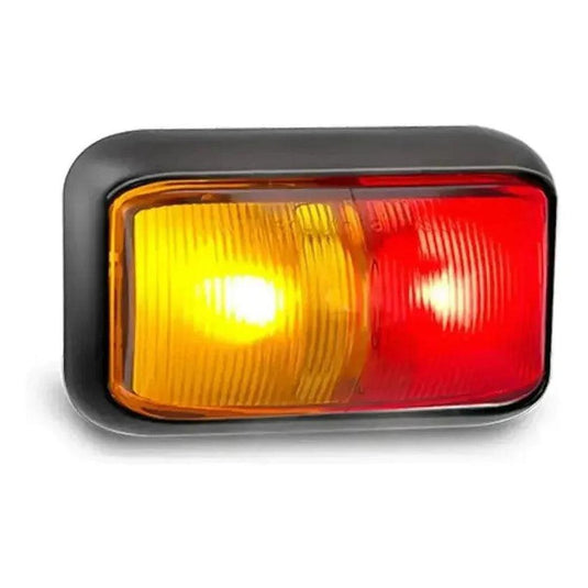 LED Autolamp 12V/24V Red/Amber Side Marker