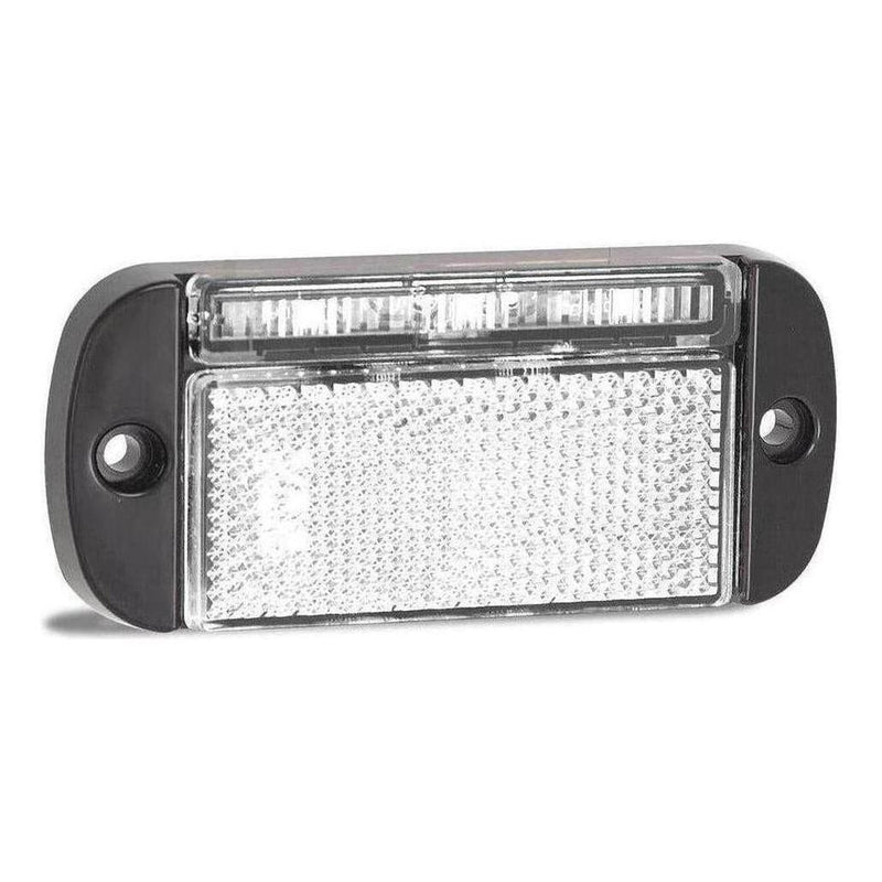 Outline Rear Marker LED Autolamp 12V/24V White Rear End Outline Marker with Reflector ...