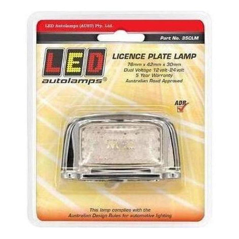Load image into Gallery viewer, LED Autolamp License Plate lamp Chrome Blister
