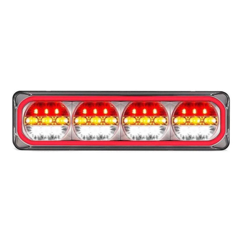 Load image into Gallery viewer, LED Autolamp RHS 12V Stop/Tail/Indicator/Reverse Taillight 385x104x31mm
